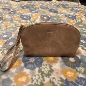 Cluci Small Tan Clutch Bag / Purse